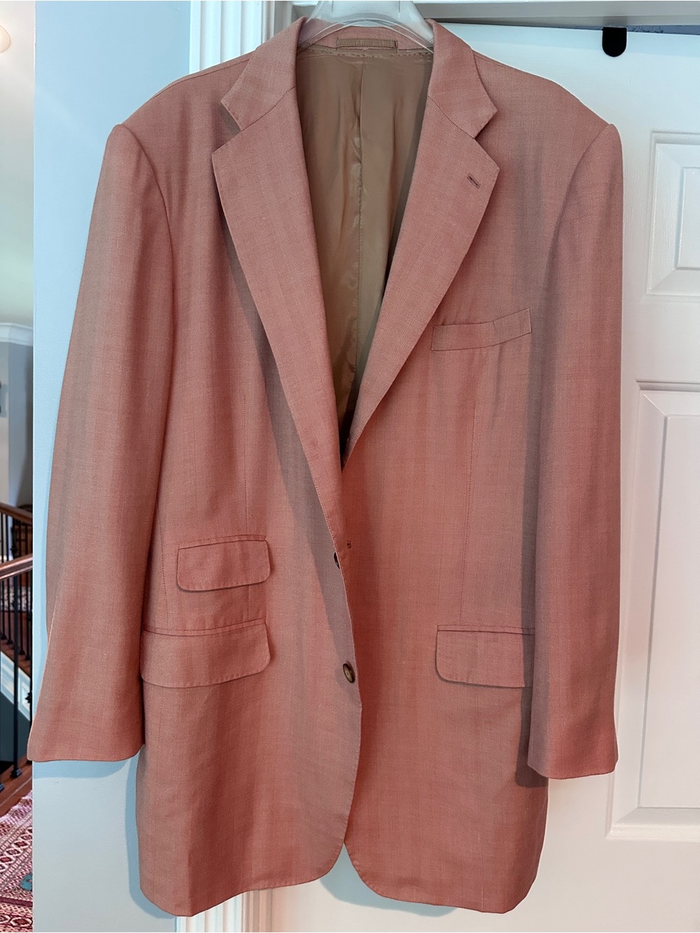 Astor & Black Wool & Silk Private Collection hand-tailored blazer 44 - 46 L